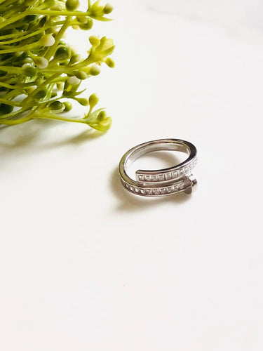 925 Silver Nail Ring